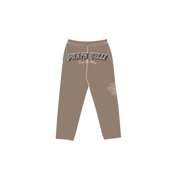 BROWN WEBBED "GUAPVELLI" SWEATPANTS