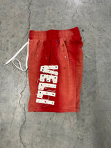 RED Rhinestone VELLI ARCHIVED SHORTS
