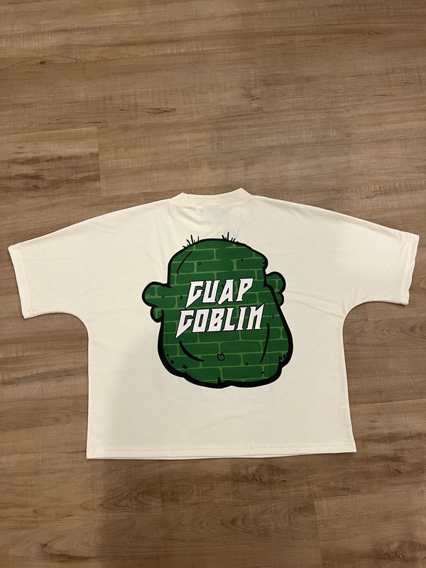 "Guap goblin" GREEN cropped tees