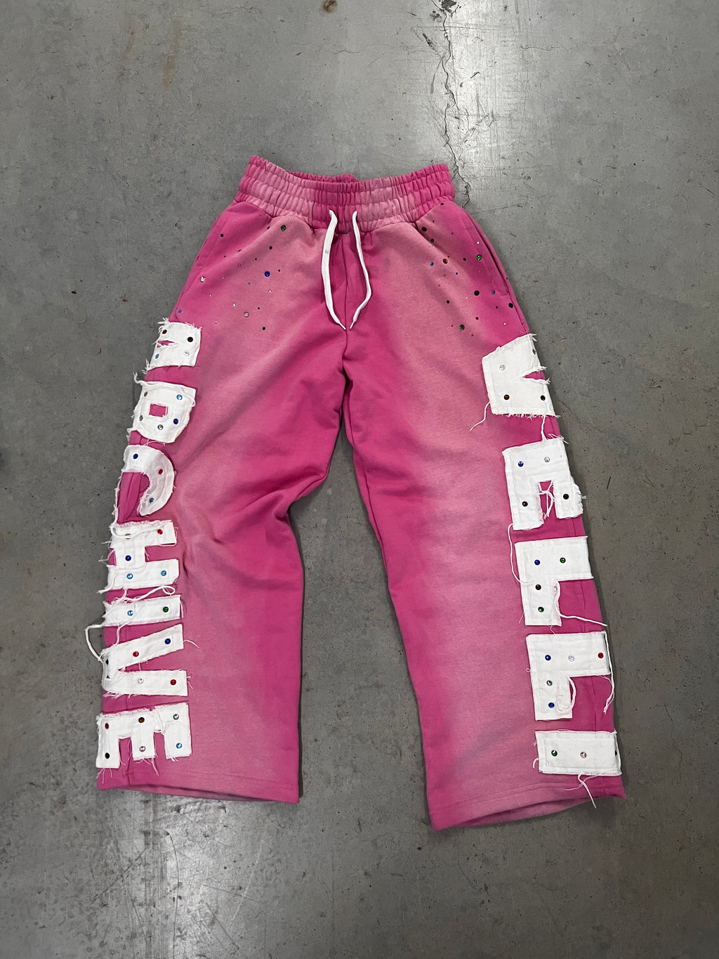 PINK "VELLI ARCHIVE" Rhinestone Sweats