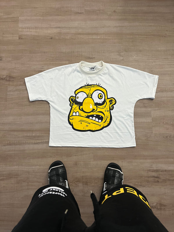 "Guap goblin" YELLOW cropped tees