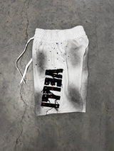 WHITE OREO Rhinestone VELLI ARCHIVED SHORTS