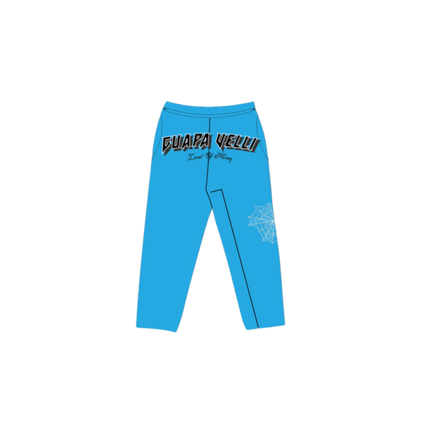 BLUE WEBBED "GUAPVELLI" SWEATPANTS