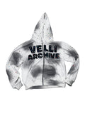 WHITE OREO  "VELLI ARCHIVE" Rhinestone Hoodie