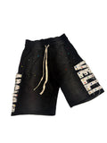 BLACK "VELLI ARCHIVE" Rhinestone Shorts