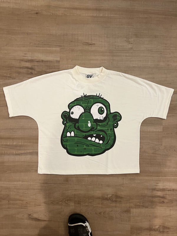 "Guap goblin" GREEN cropped tees