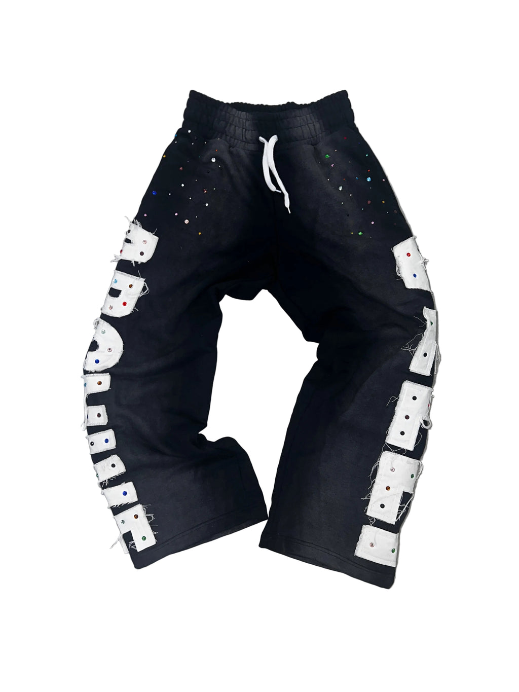BLACK "VELLI ARCHIVE" Rhinestone Sweats