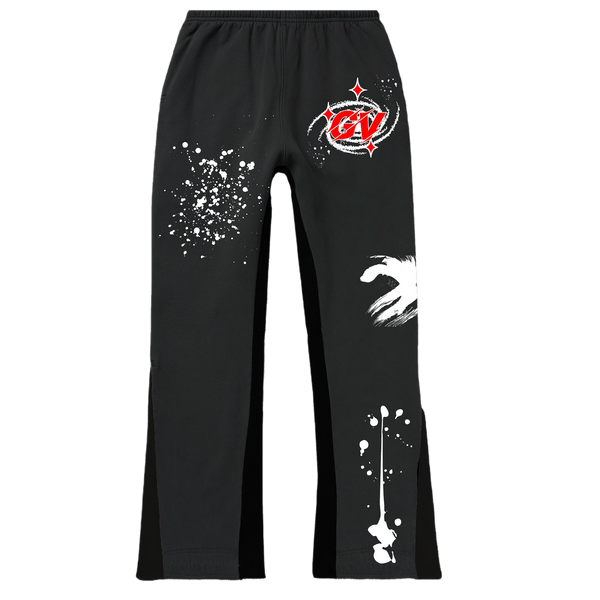 BLACK GV “portal” Flared Sweatpants