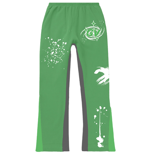 GREEN GV “portal” Flared Sweatpants