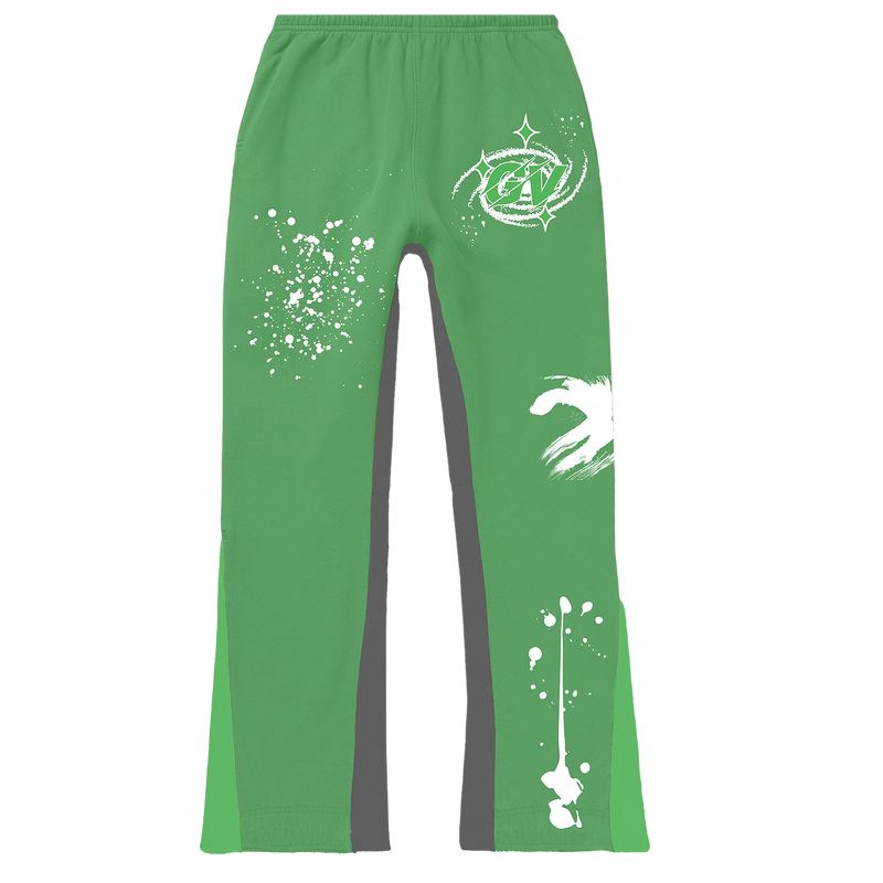 GREEN GV “portal” Flared Sweatpants