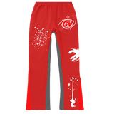 RED GV “portal” Flared Sweatpants