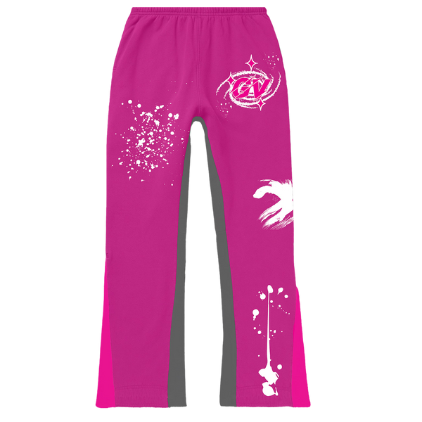 PINK GV “portal” Flared Sweatpants