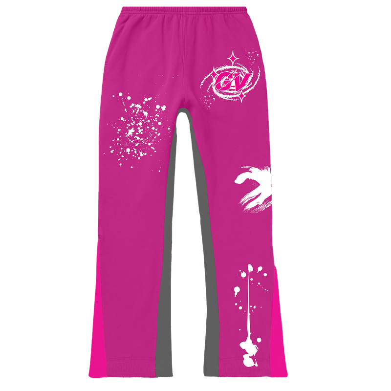 PINK GV “portal” Flared Sweatpants