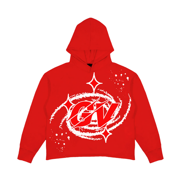 RED GV “Portal” CROPPED HOODIE